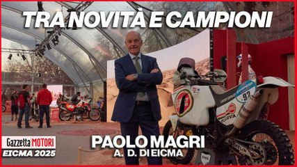 Paolo Magri: "Le moto regine della Dakar, Schwantz e 2.000 marchi presenti per un Eicma da record"