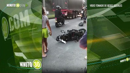 Grave accidente deja seis lesionados en Robledo, entre ellos un motociclista que perdió un brazo