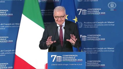 Roma - VII Conferenza Nazionale sulle Dipendenze, l'intervento di Mantovano (08.11.25)