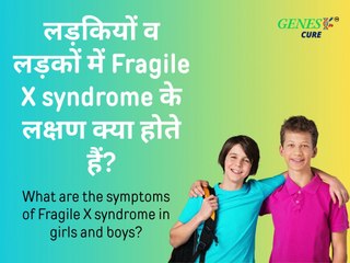 Symptoms of Fragile X Syndrome in Boys and Girls