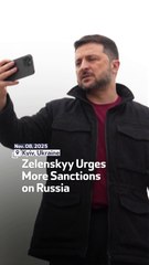 Zelenskyy Urges More Sanctions On Russia