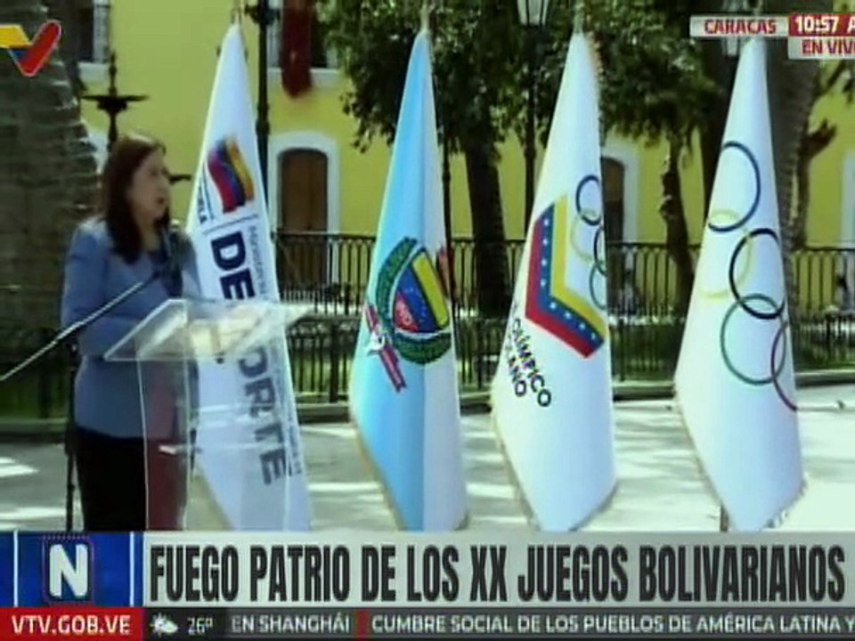 Alcaldesa Carmen Meléndez informó que Caracas se prepara para ser sede de los Juegos Bolivarianos