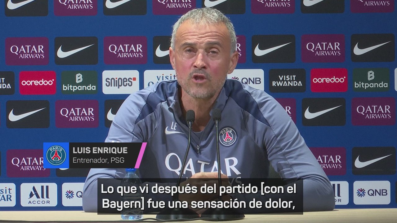 Luis Enrique, sobre la derrota ante el Bayern: "Cometimos algunos errores"
