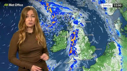 Met Office Saturday Evening Weather Forecast 08/11/25