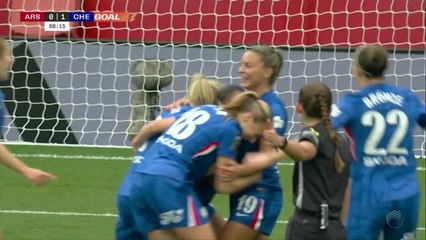 CLEAN: Brilliant Thompson goal puts Chelsea ahead against Arsenal