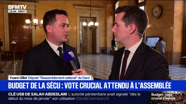Vote du budget de la Sécurité sociale: Il faut peser le pour et le contre , explique Yoann Gillet, député RN du Gard
