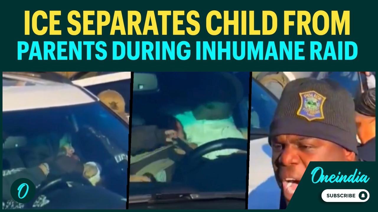 Video: ICE Grabs Father By Neck During Raid, Violent Seizure Erupts As Toddler Clings To Him | WATCH