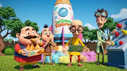 Motu Patlu aur Ice Cream Planet 🍦🌍 | Funny 3D Cartoon | Space Adventure in Furfuri Nagar