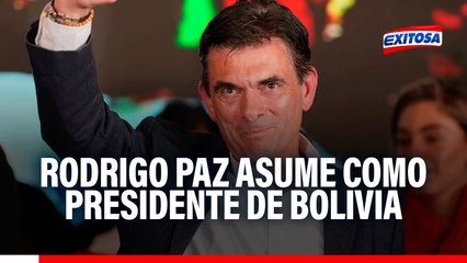 Rodrigo Paz asume como PRESIDENTE de Bolivia en histórica ceremonia