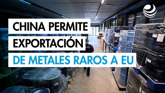 China suspende la prohibición de exportar tres metales raros a Estados Unidos