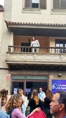 El 'flashmob' por el 25 aniversario de La Laguna como Ciudad Patrimonio Mundial