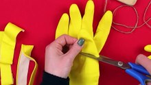 Different ways you can use plastic gloves!