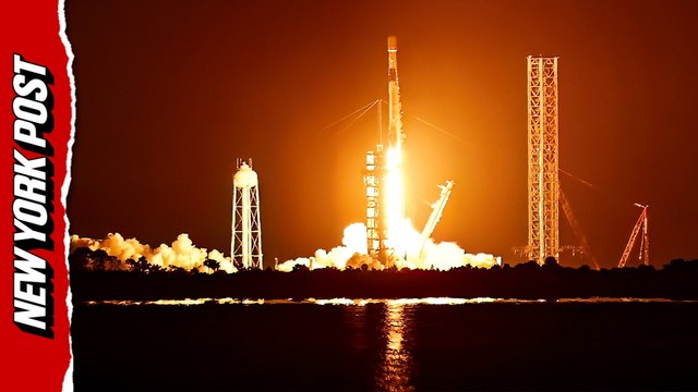 SpaceX's Falcon 9 launches into orbit carrying 29 Starlink satellites