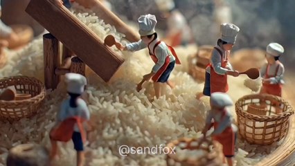 Tiny Chefs in a World of Rice 🍚
