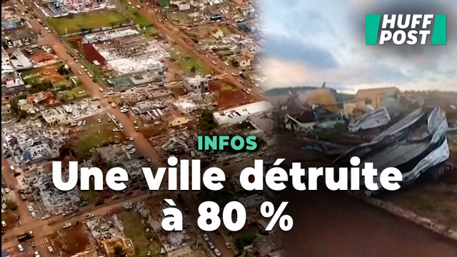 Au Brésil, une tornade a dévasté cette petite ville sur son passage et fait six morts