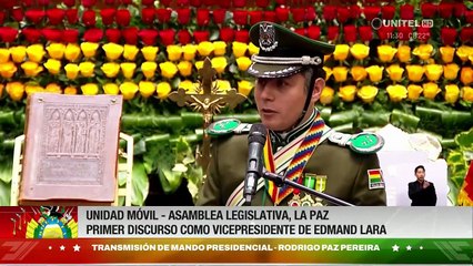 Mira completo el primero discurso como vicepresidente de Edmand Lara