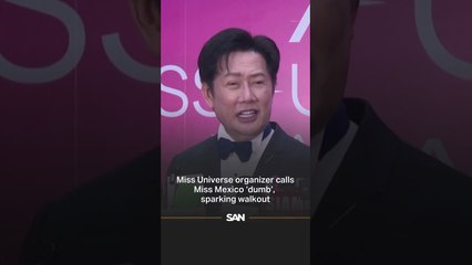 Miss Universe organizer calls Miss Mexico ‘dumb’, apologizes after walkout