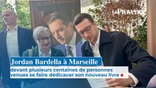 Jordan Bardella à Marseille devant plusieurs centaines  de personnes venues se faire  dédicacer son nouveau livre