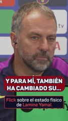 FLICK DEFIENDE A LAMINE y COMENTA su LESIÓN y estado físico