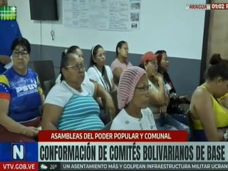 Aragua | Circuito Comunal 1 Alí Primera inicia la conformación de los Comités Bolivarianos de Base