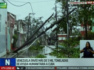Venezuela envía más de 5 mil toneladas de ayuda humanitaria a Cuba