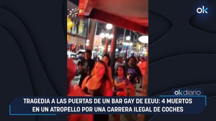 Tragedia a las puertas de un bar gay de EEUU: 4 muertos en un atropello por una carrera ilegal de coches