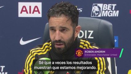 Amorim critica la complacencia del United en el partido contra el Tottenham