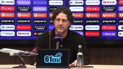 Trabzonspor-Alanyaspor: 1-1 I Fatih Tekke'den maç sonrası açıklamalar