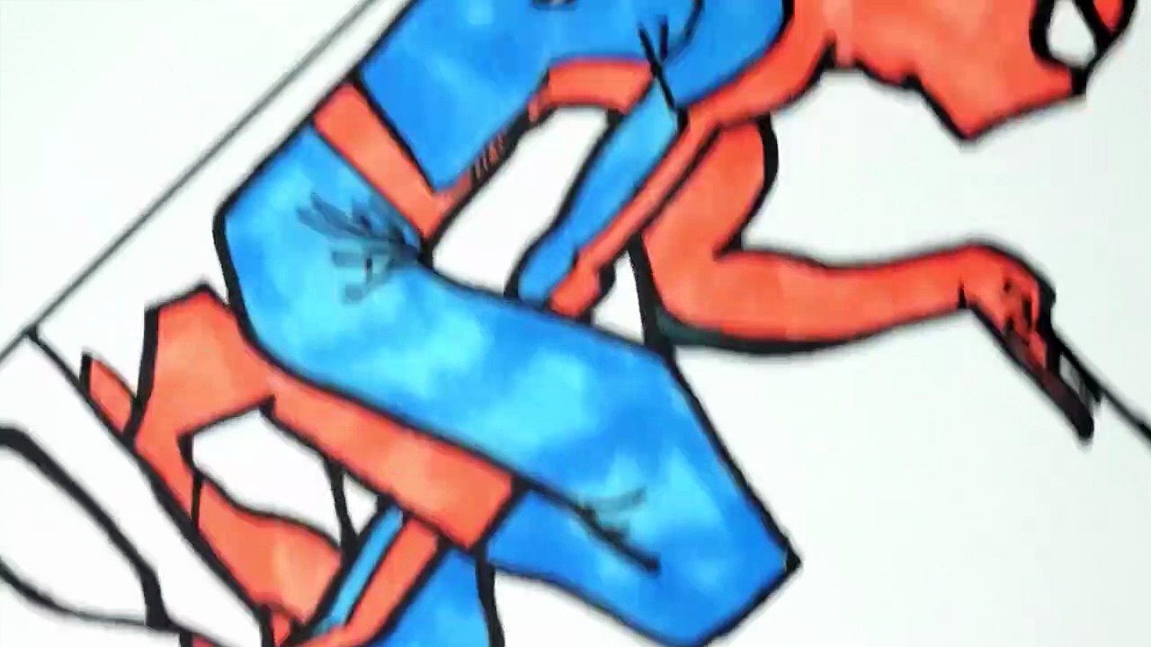 Hulk Caught By Spiderman
