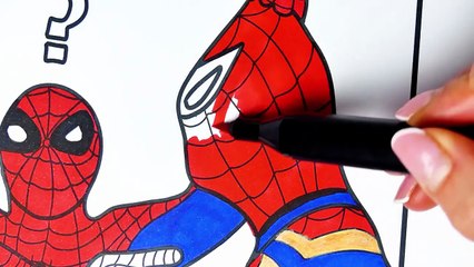 Spider Man Coloring Pages - WHICH Is The REAL Spiderman Coloring  - Coloring Pages