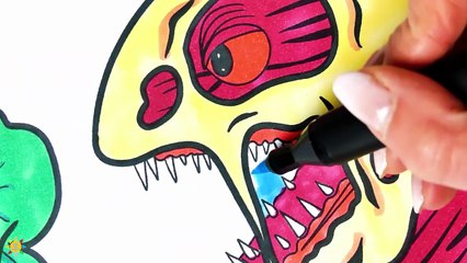 Hulk VS Monster Coloring Pages - Hulk Coloring - Avengers Coloring