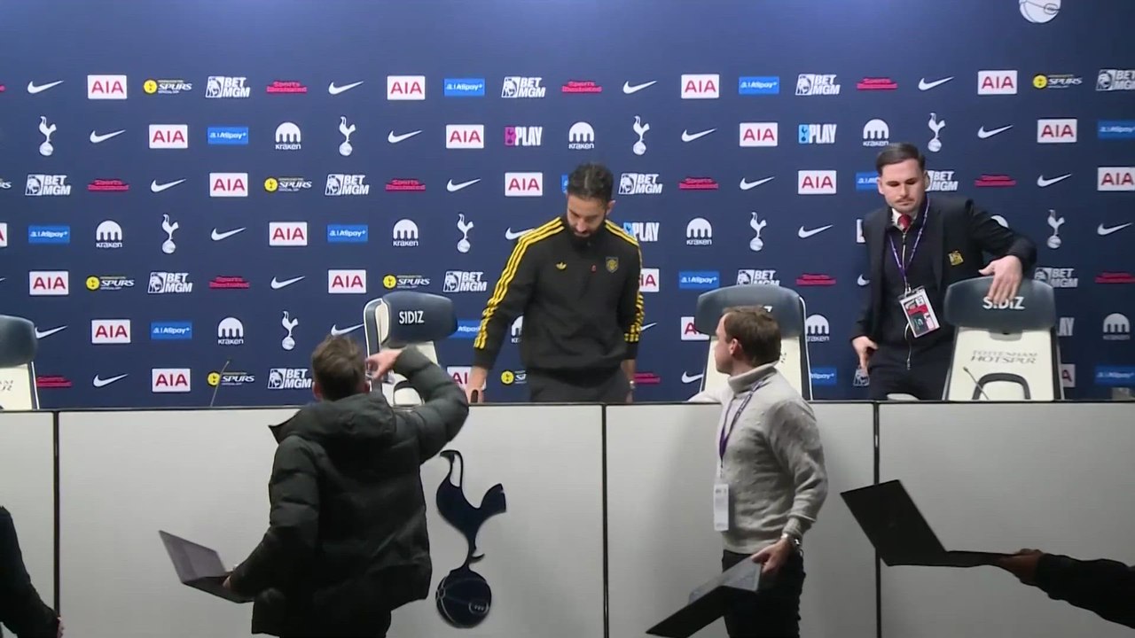 Amorim speaks about dramatic draw againts Tottenham, says "too comfortable"