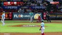 David Peralta con su primer jonrón en 11 zafras