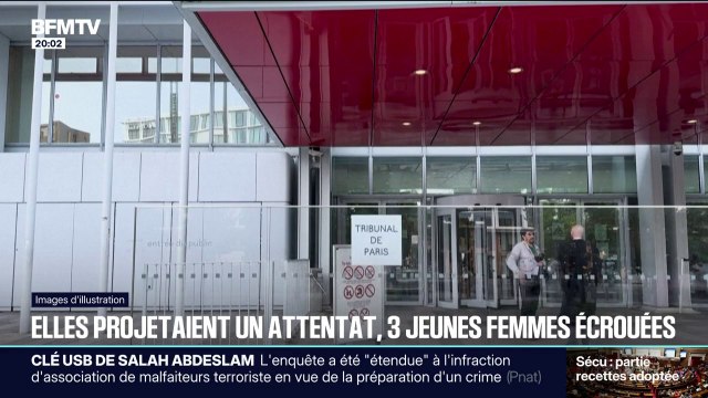 Trois femmes soupçonnées de préparer un attentat: elles ont été mises en examen et placées en détention provisoire
