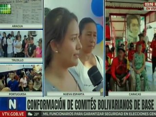 Nueva Esparta | Habitantes de la Comuna María León "La Leona de Chávez" realizan su elección del CBBI