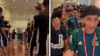Japón hace pasillo de honor a la Selección Mexicana en el Mundial Sub-17 en Qatar