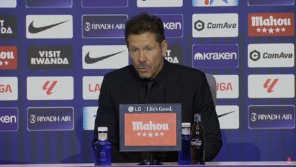 Rueda de prensa de Diego Pablo Simeone