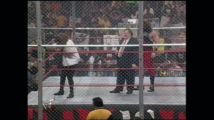 FULL MATCH “Stone Cold” & Undertaker vs. Kane & Mankind   Hell in a Cell Match Raw, June 15, 1998