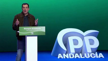 Moreno pide al PP "redoblar" el esfuerzo en mantener la mayoría absoluta en Andalucía
