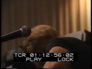 1991 - Johnny Hallyday - Cadillac (Répétition en studio, 11 juin)