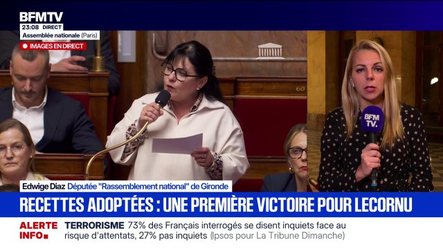 La partie recettes du budget de la Sécurité sociale adoptée: pour Edwige Diaz, députée (RN), cela va pénaliser le pouvoir d'achat des Français