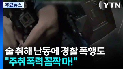 술 취해 난동 부리고 경찰 폭행까지..."주취폭력 꼼짝 마!" / YTN