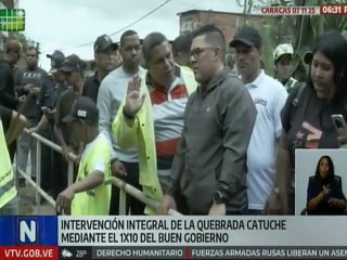 Gobierno de Caracas supervisó trabajo de mantenimiento preventivo de la quebrada Catuche
