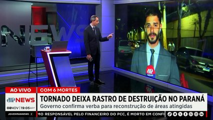Tornado causa destruição em cidade no Paraná; Diego Tavares comenta