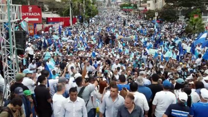 Masiva marcha del Partido Nacional de Honduras junto a Nasry ‘Tito’ Asfura: “Hoy o nunca, Honduras defiende su democracia”