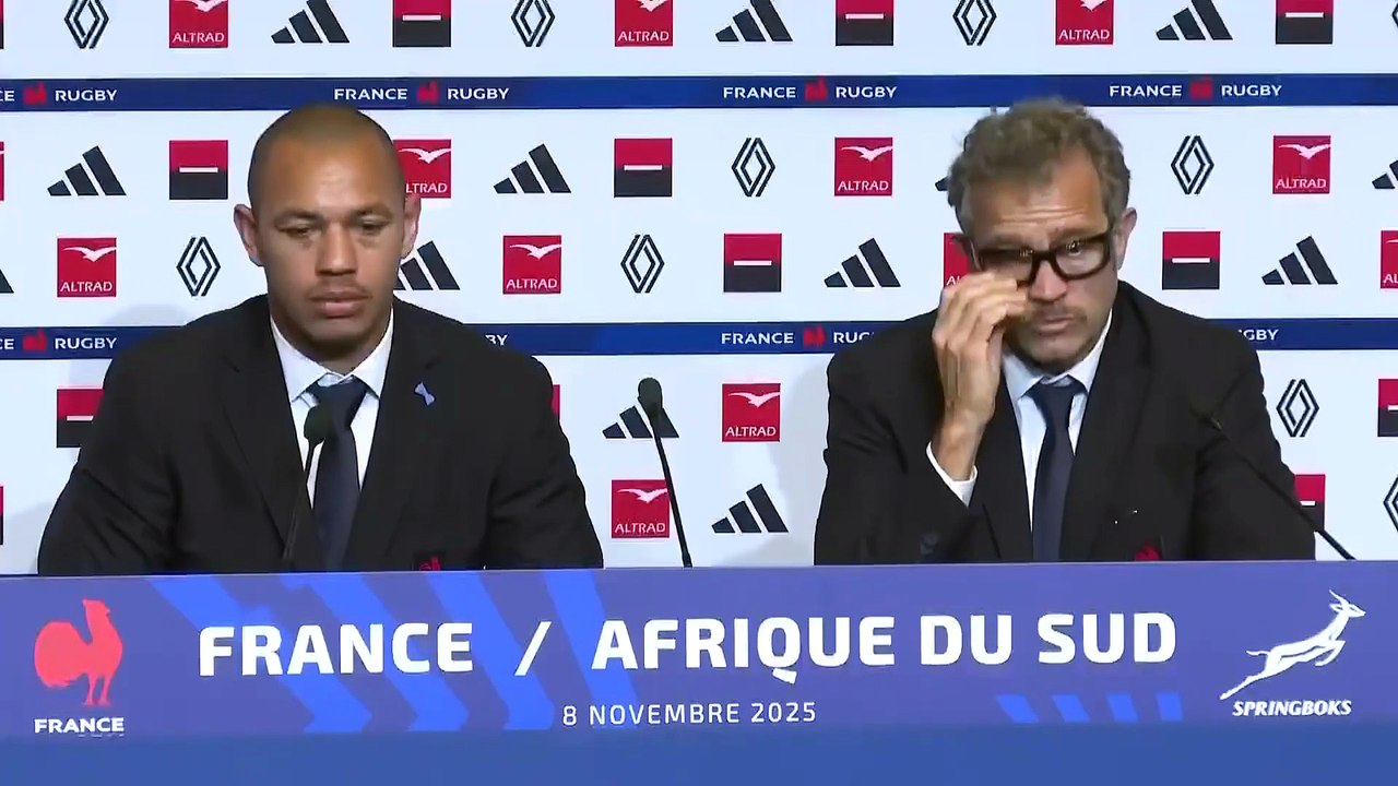 Fabien Galthié après la défaite du XV de France face à l'Afrique du Sud : « C'est une défaite logique » - Rugby - Tests