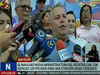 Inauguran nuevo Registro Civil en el municipio San Felipe del estado Yaracuy