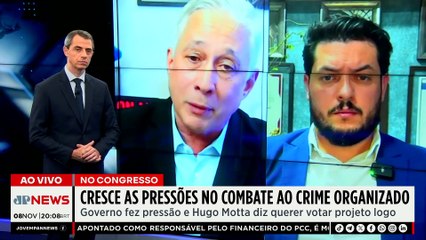 "Não temos mais tempo para protelar esse problema", diz professor sobre o combate ao crime organizado
