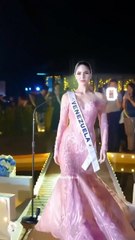 Stephany Abasali apoteósica en la cena de bienvenida en el Miss Universo 2025