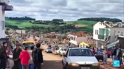 Brasil: tornado arrasa con la ciudad de Río Bonito do Iguaçu; continúan las labores de rescate